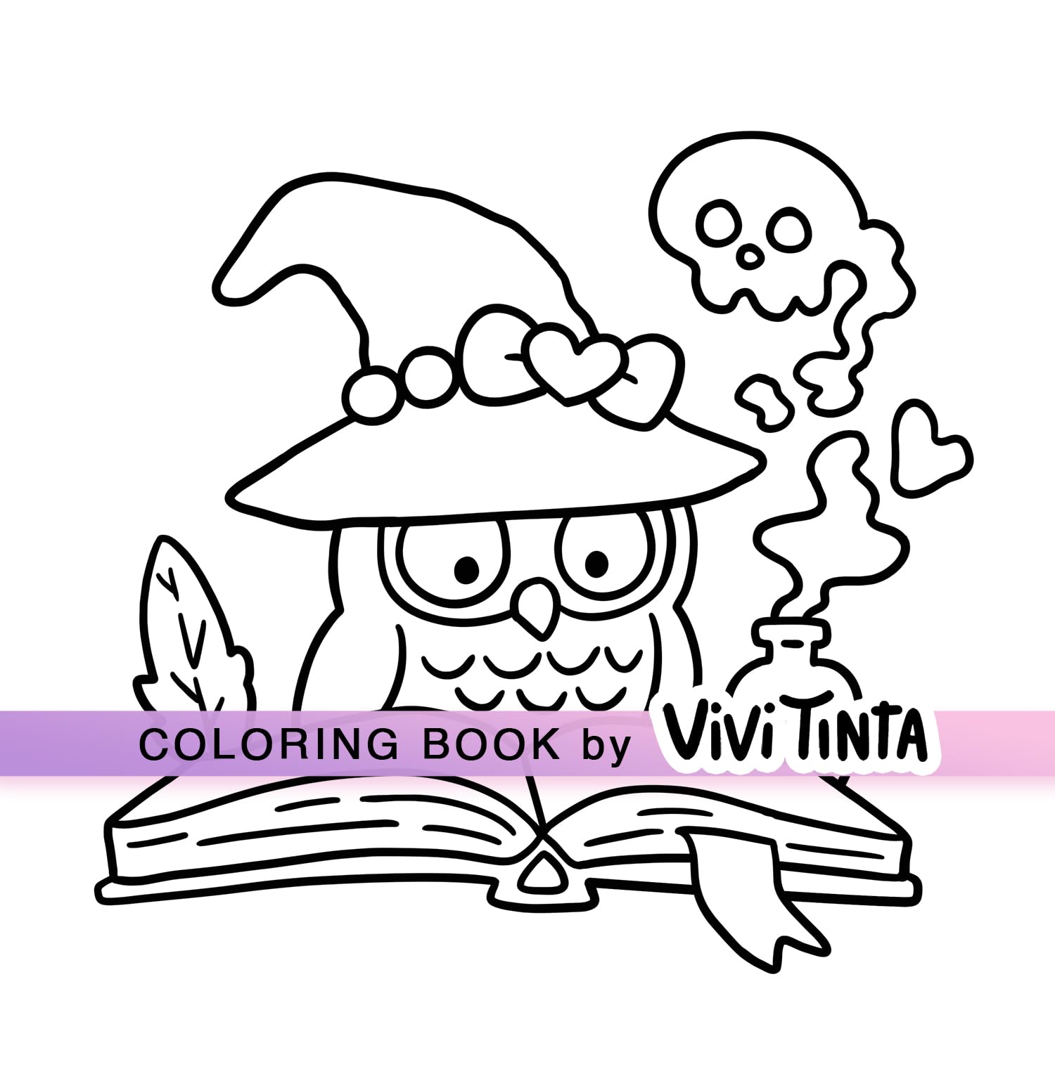 Spooky Vibes: Coloring Book for Adults and Teens Featuring Cute, Creepy Goth Stuff and Creatures