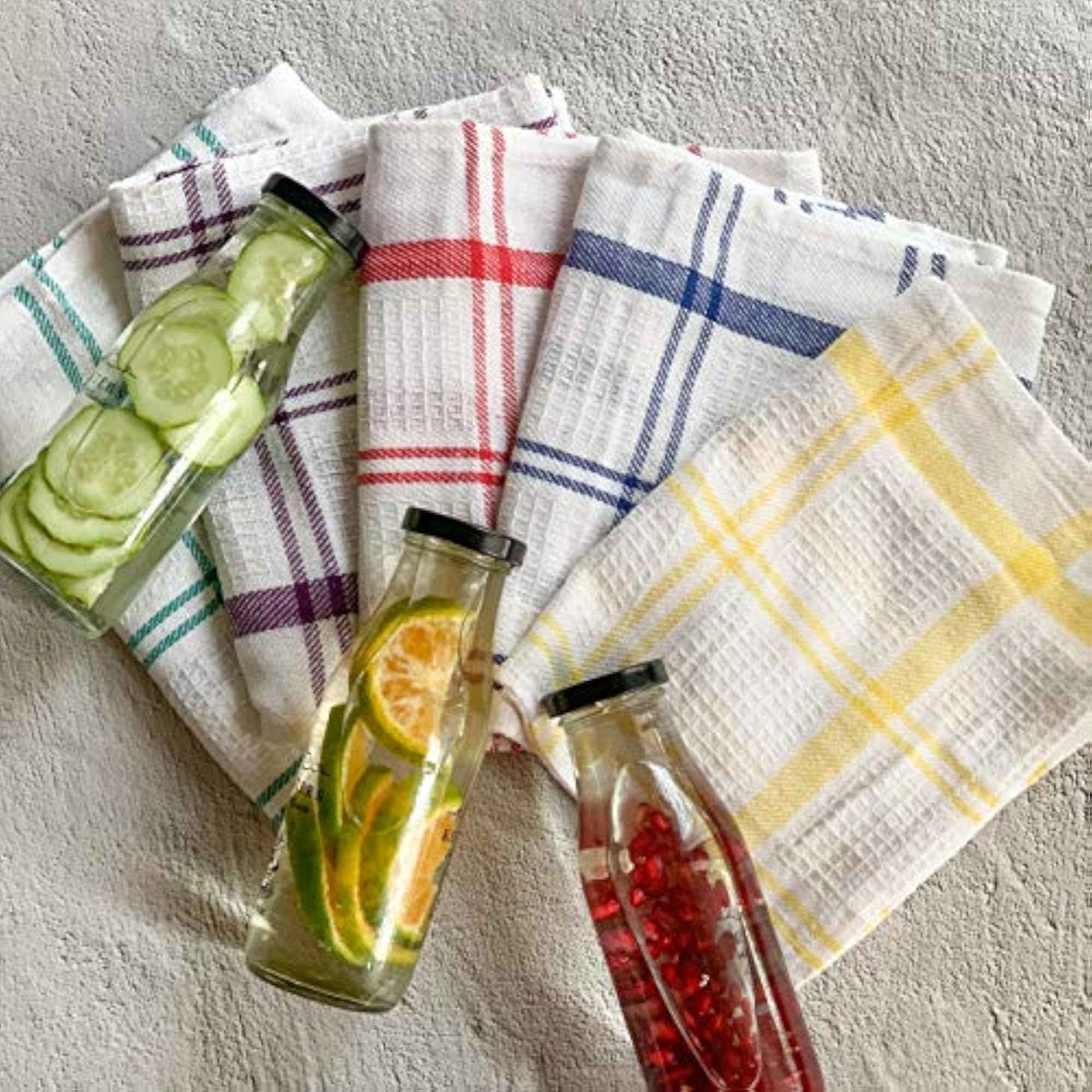 Multi-Purpose Superior Cotton Kitchen Towel, Pack of 5