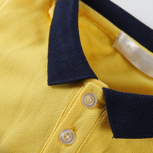 LittleSpring Boys Girls Polo Shirt School Uniform Short Sleeve Pique Polo T Shirt for Kids2
