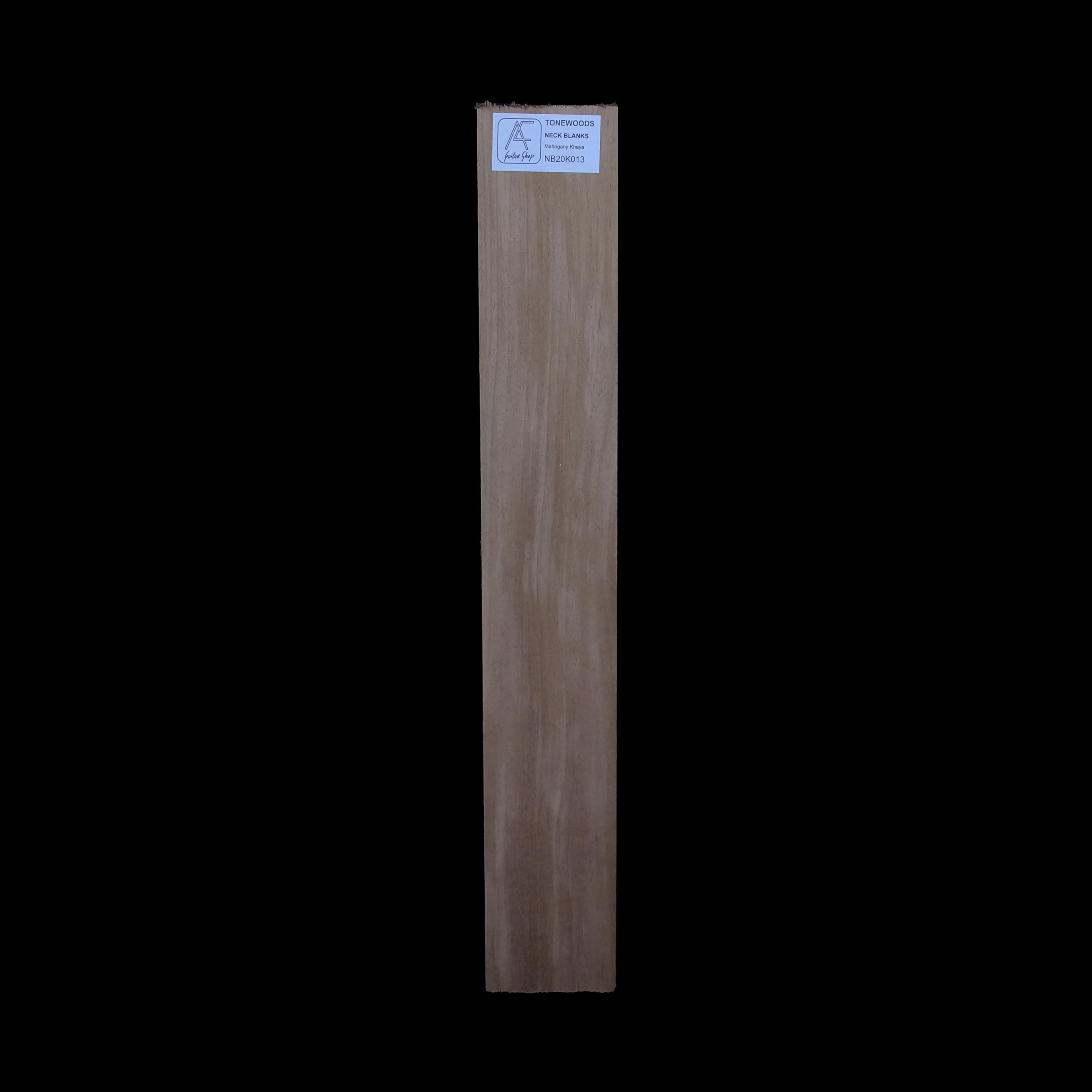 Bois de lutherie AC Mahogany Khaya 20 mm Neck Blank pour restaurer un manche de basse