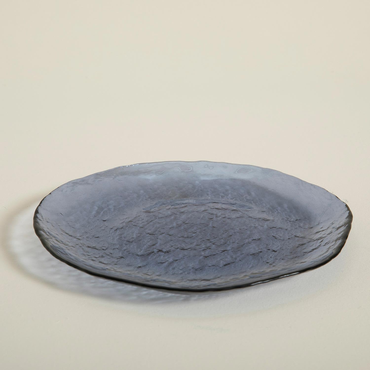 Chakra Dune Servis Tabağı, Mavi/Transparan, 28cm
