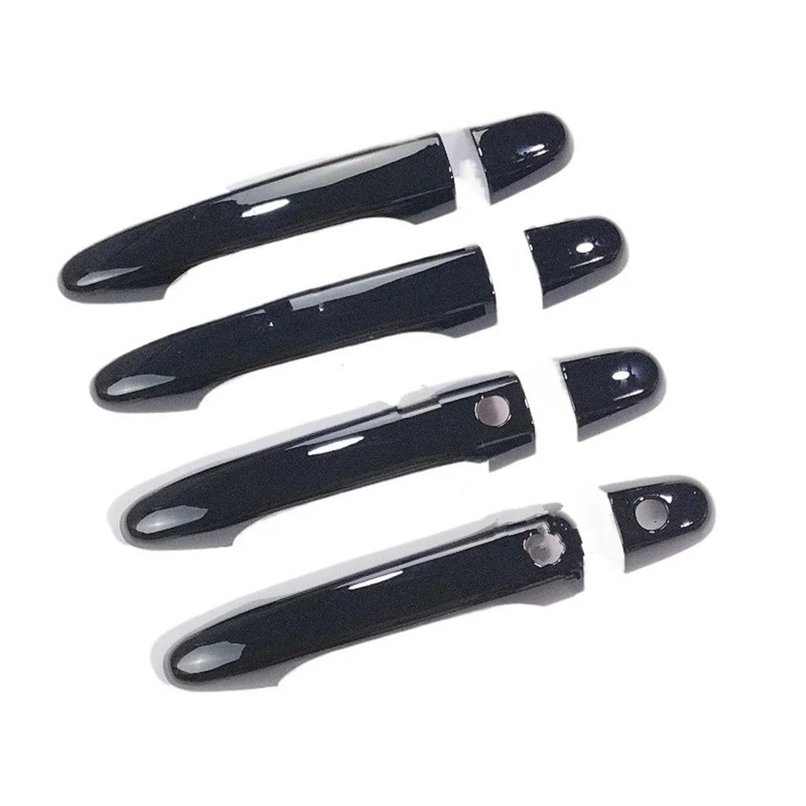 Cfayrlms One Color Door Pull Cover Compatible With For Crv 2012-2016 Glossy Black Abs Door Handle Cover Car Protector Trim Overlay Molding Garnish