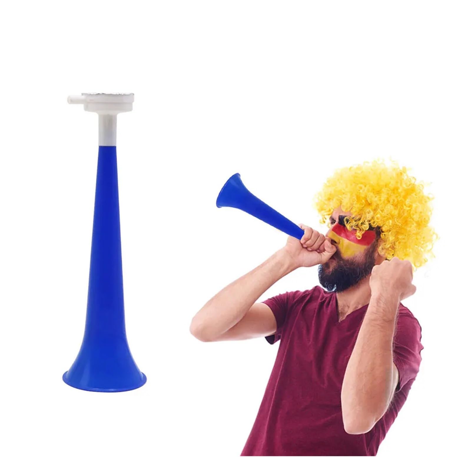 Amazon.co.jp: Vuvuzela Stadium Horn, 1x チアホーン サッカー ゲーム 