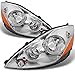 AKKON For Toyota Sienna Halogen Type Chrome Headlights Driver Left + Passenger Right Side Replacement Pair Set