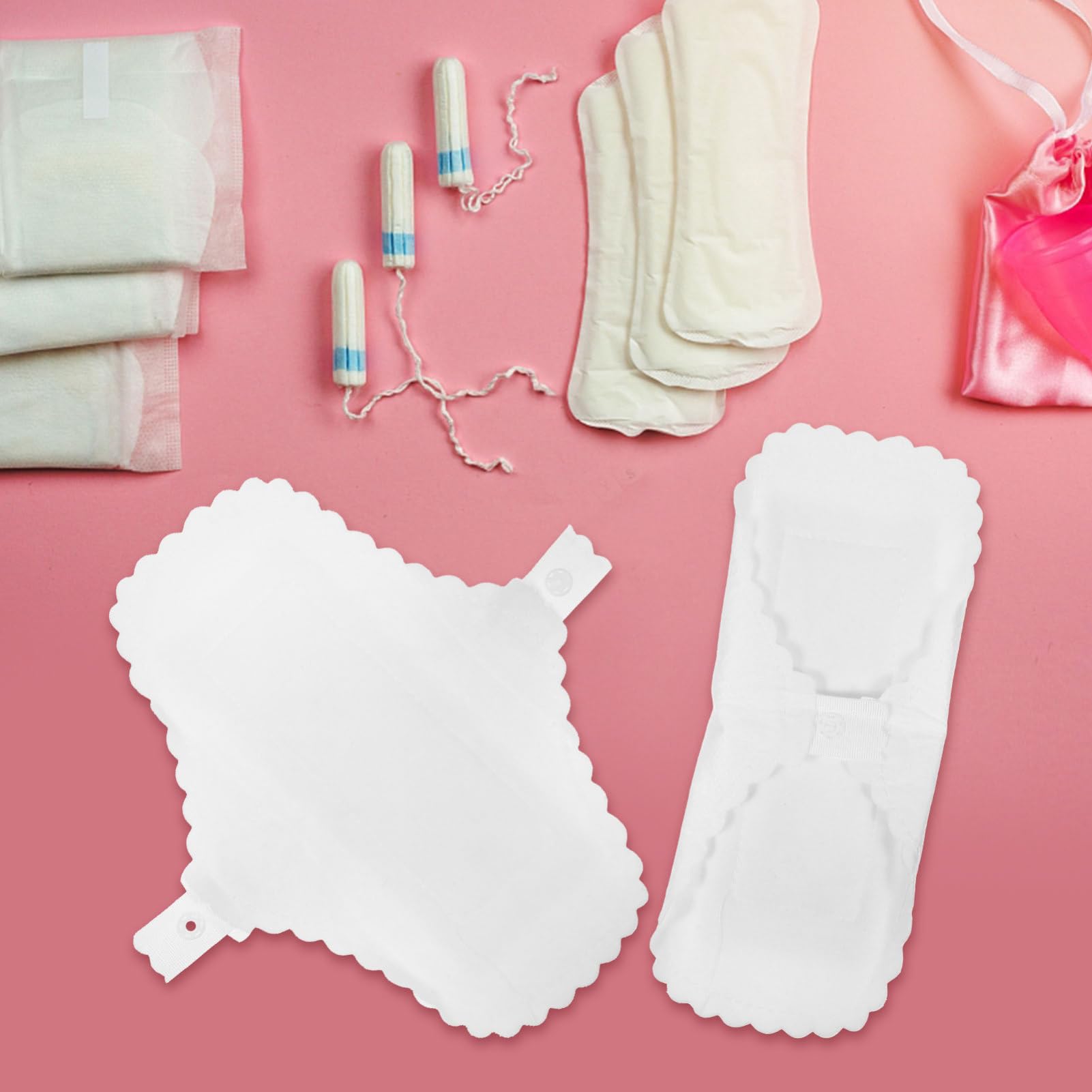 FRCOLOR 3 Sätze Waschbares Menstruationstuch Damenbinden Mit Flügeln Periodenunterwäsche Auslaufsicher Für Frauen Waschbare Pads Unterhosen Damen Damen-unterhosen Periodenpads 10 Stück * 3