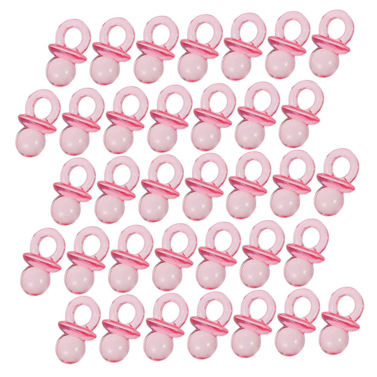 Generic Mini Baby Pacifiers for Baby Shower 150 Pack Acrylic Pacifier Decorations