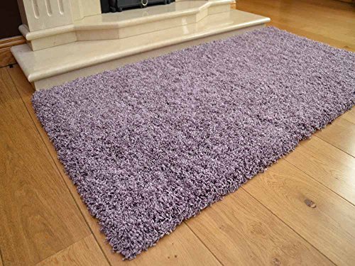 Soft Touch Shaggy Heather Thick Luxurious Soft 5 cm Dense Pile Rug. Available in 7 sizes (80 cm x 150 cm)