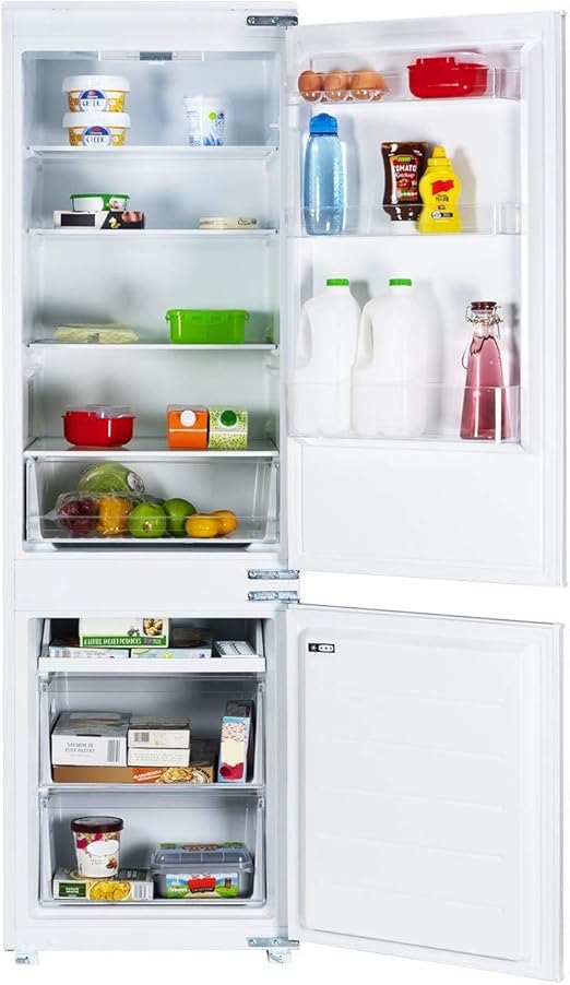 Electriq 54cm Integrated Static 70 30 Fridge Freezer Amazon Co Uk Large Appliances