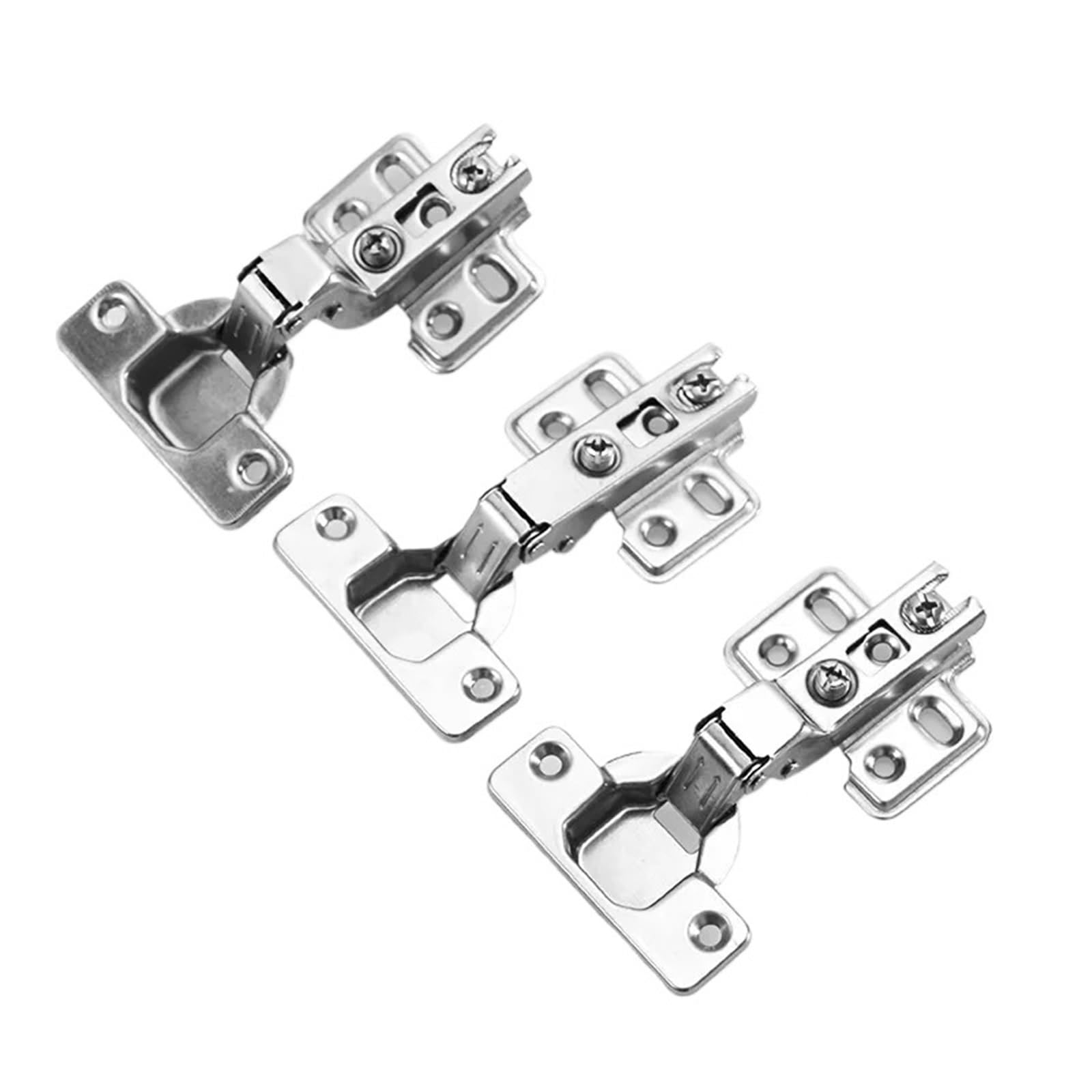 Kdhcvkz One Color 1Pcs Cold-Rolled Steel Non-Hydraulic Hinge(Middle Bend)