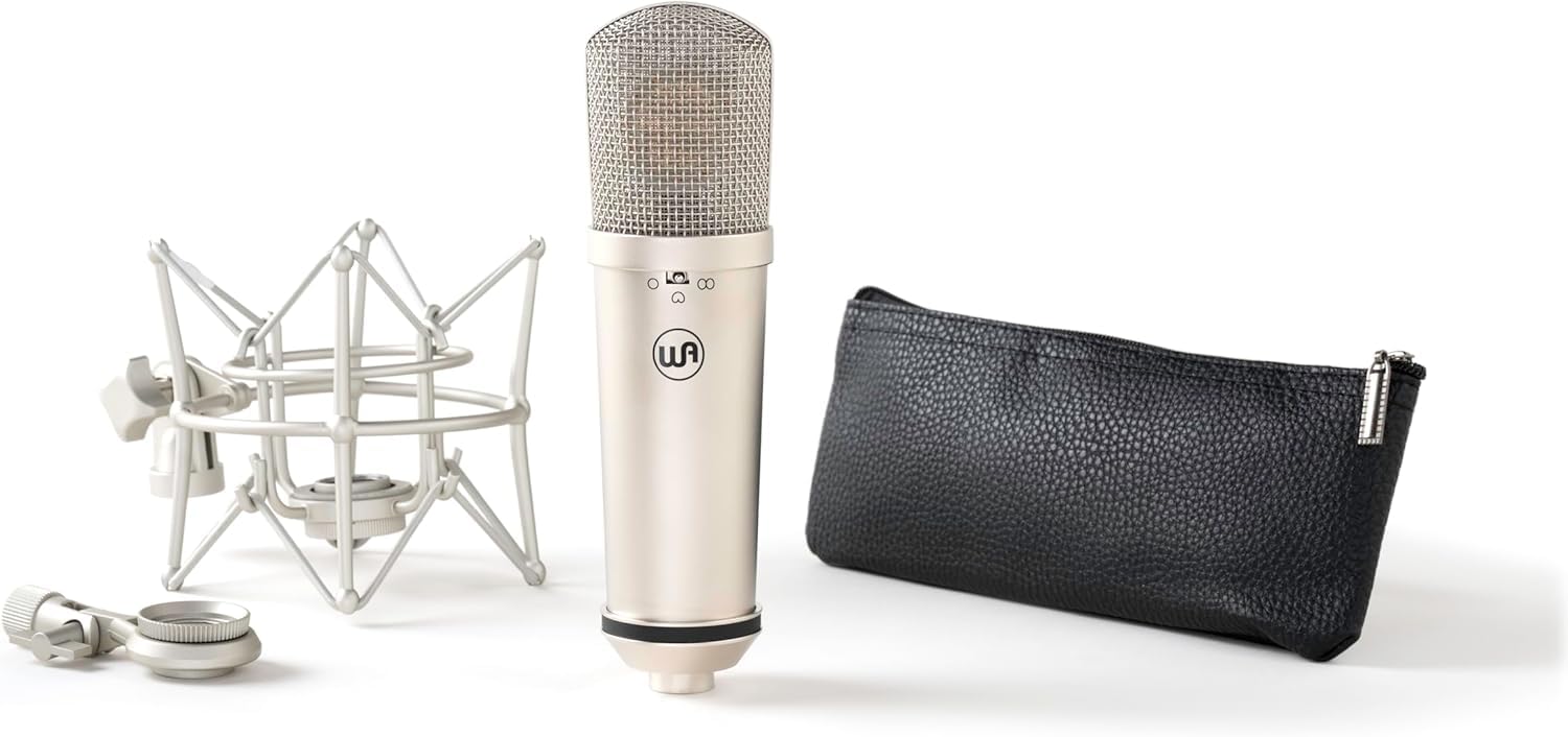 Warm Audio - WA-87jr Microfono a condensatore FET senza trasformatore a diaframma largo, microfono (condensatore a diaframma largo, capsula K87, design FET, suono professionale da studio)