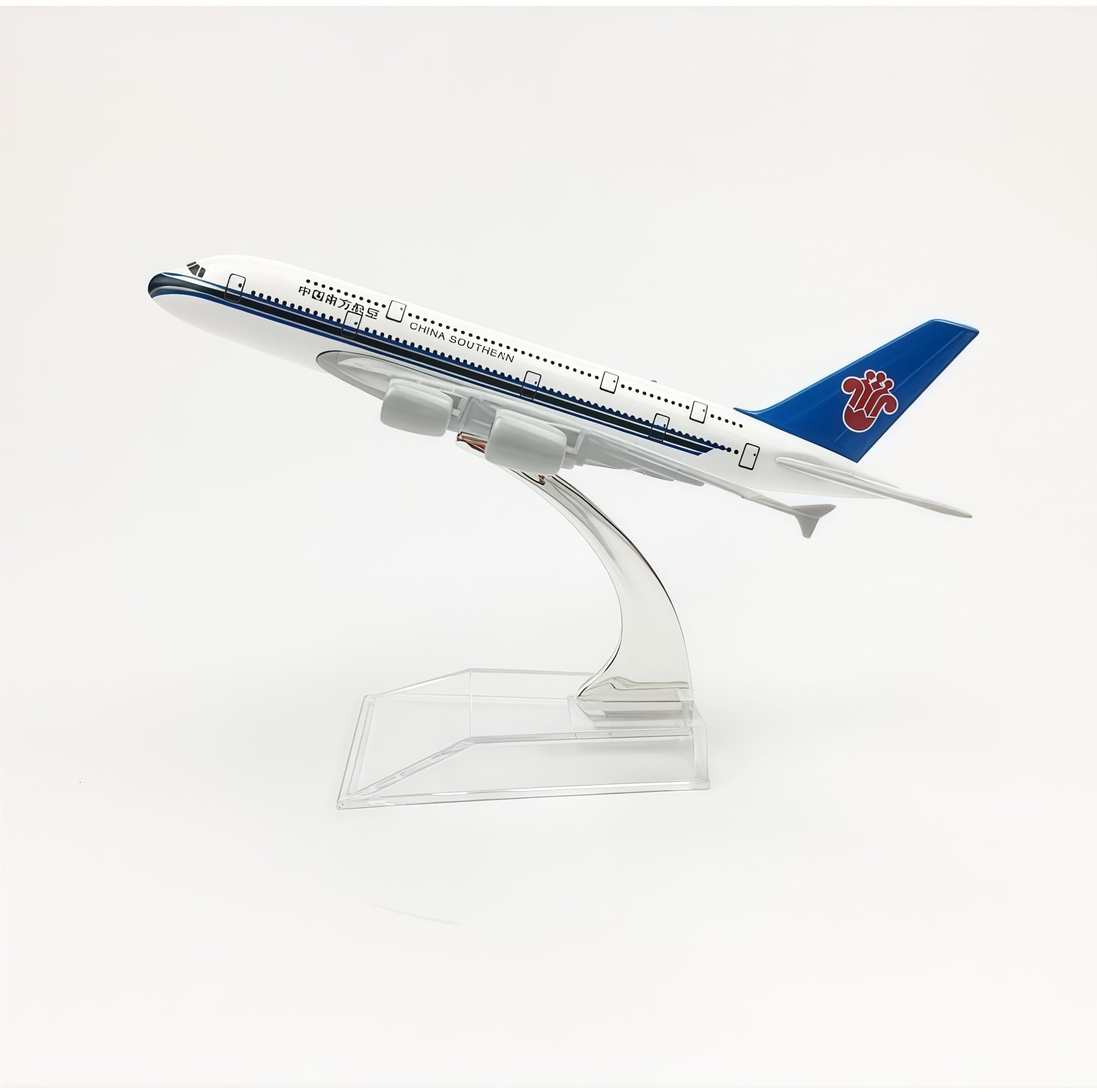 LGSRSNXHTX 16cm Model Plane 1/400 Diecast Metal Airplane Model China Southern A380 with Stand Aircraft Collectible for Aviation Enthusiasts,Desktop Decor Gift for Adult