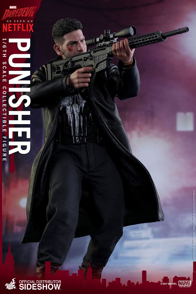 Amazon.com: Hot Toys Figura de Marvel The Punisher Sexta escala 1