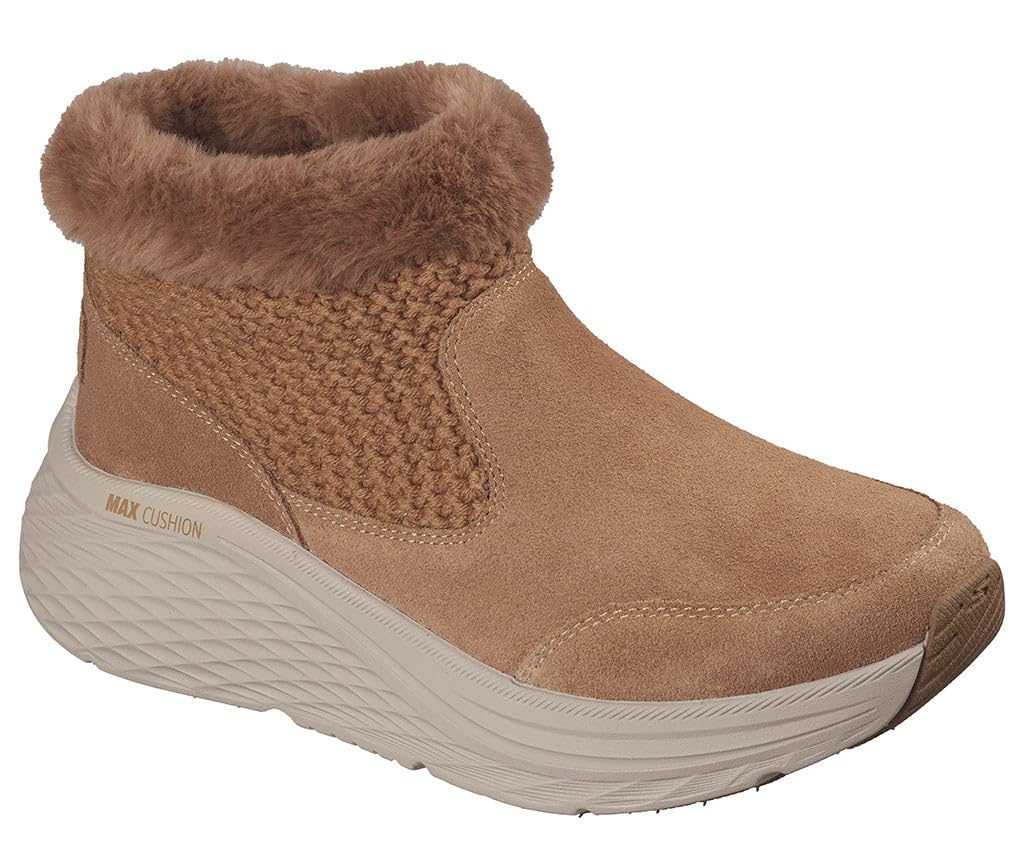 Skechers Womens Max Cushioning Elite 2 0 Boot Selena Brown Medium 10