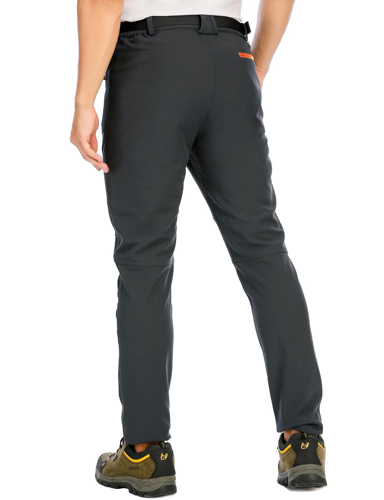BenBoy Hombre Trekking Pantalones de Nieve Impermeables Softshell Montaña Pantalones Invierno Calentar Escalada Senderismo Esquiar Aire Libre