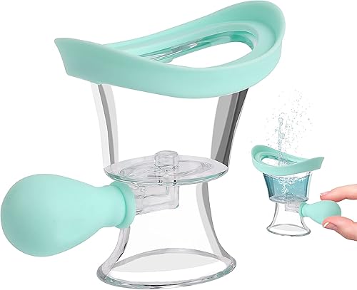 Taza de lavado de ojos, kit de lavado de ojos de silicona, limpiador de ojos manual de presión de aire, herramienta de taza de limpieza de ojos,