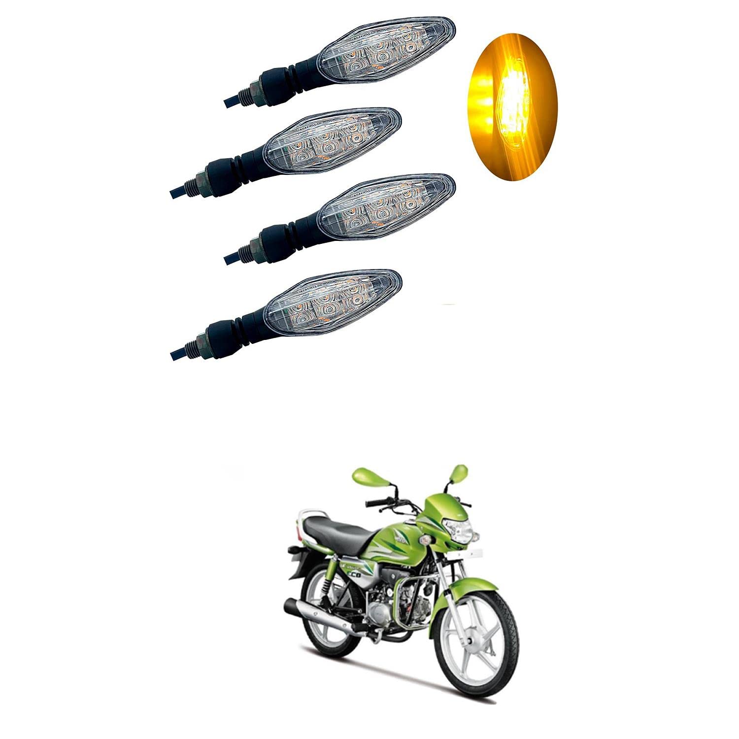 XZRTZ bike LED Turn Signal Light Vehicle 4pcs set Motorbike Universal