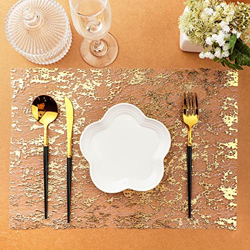 8 Rolls Metallic Gold Table Runner Thin Mesh Table Runner Roll 11 Inch X 16 Feet Fabric Wedding Table Decorations Gold Table Decor For Wedding Bridal Baby Shower Holiday Birthday Party #TOP5