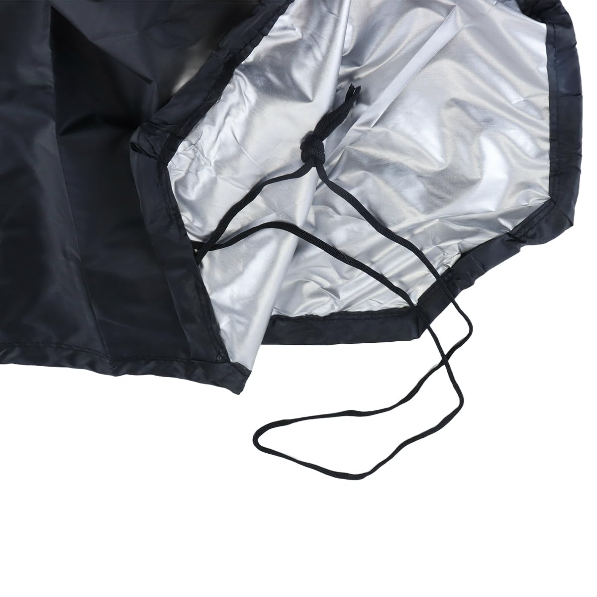 Copertura per portapacchi da tetto in poliestere di seta 210D rivestito in argento, impermeabile e antipolvere, 230x145 cm, adatta per portapacchi da 1,6-1,8 m.