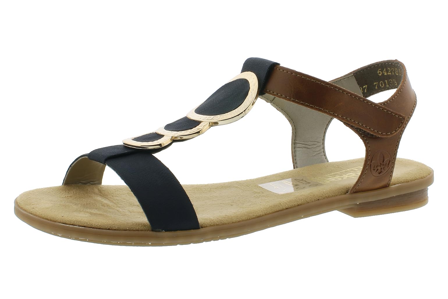 Rieker Damen Klassische Sandalen 64265, Frauen Sandalen