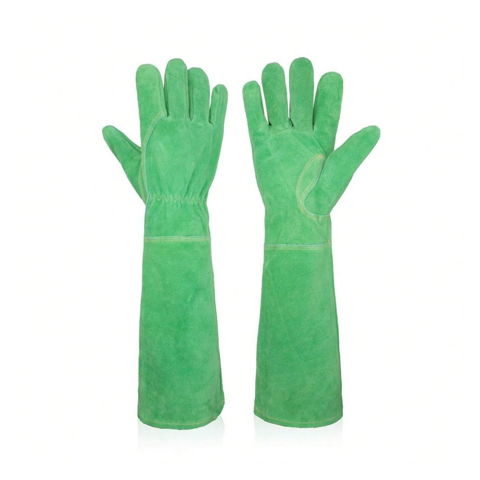 2 paires de gants jardinage en cuir pour Homme et Femme