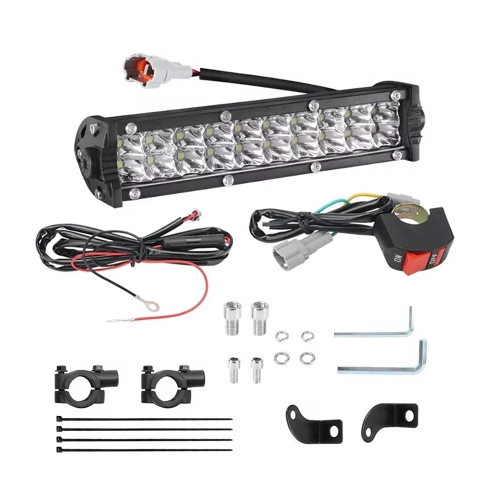 Moto Fari Stradali Spot Light Beam Per YZ250F 2014 2015 2016 2017-2021 Kit Da 60 W Per La Maggior Parte Dei Manubri 7/8" Faro Barra Luminosa A LED Per Manubrio