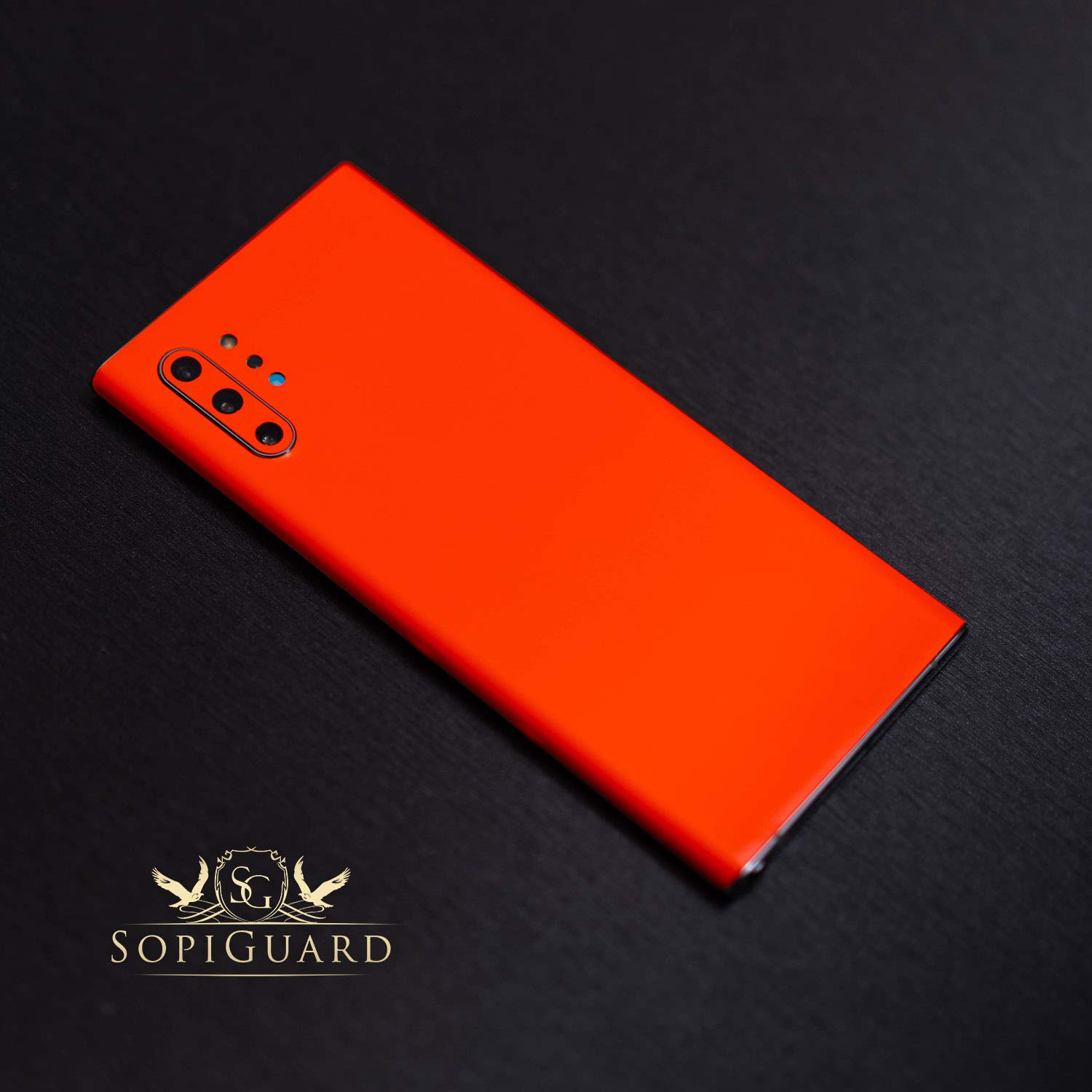 SopiGuard Skin for DJI Mavic Air 2 Precision Vinyl Sticker Full Drone Set + Controller + 3 Battery Skins (Neon Orange)