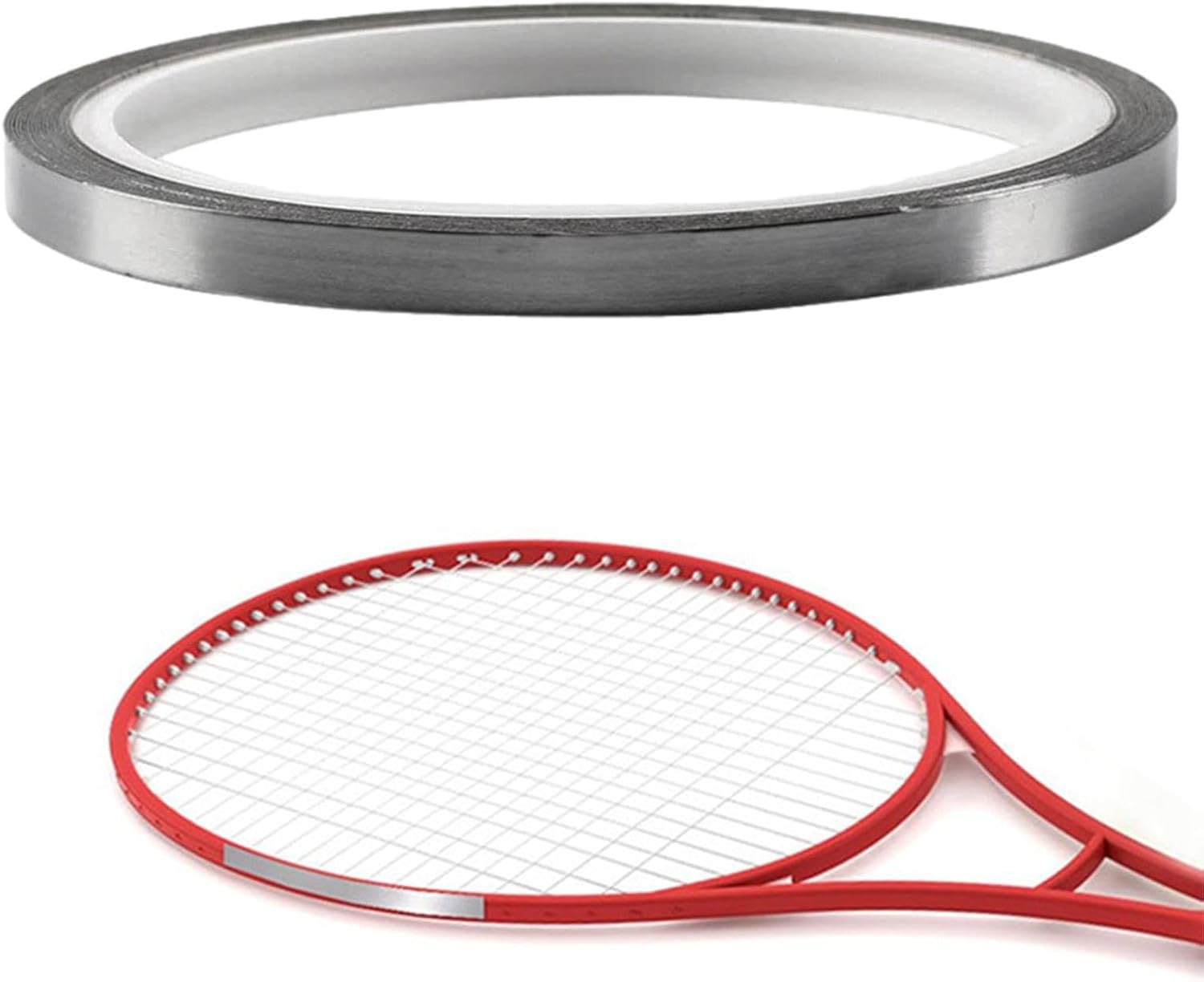 Amazon.co.jp Hoghaki テニスラケット用リードテープ 高密度リードテープ 繰り返し貼り付け テニスラケットリードテープ