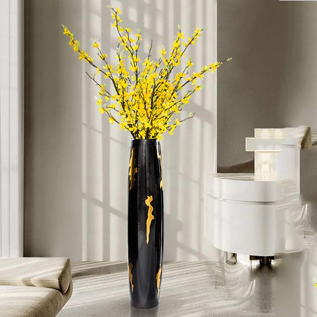 花瓶　生花 Amazon.co.jp: AJJZX ノルディックライトの陶磁器の床花瓶大きい