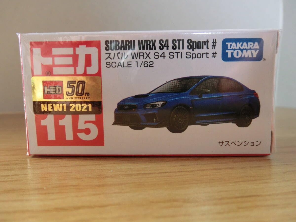 Amazon.co.jp: トミカ WRX S4 STI Sport # 2021年新車シール 廃盤品 赤