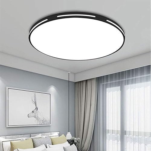 Miniatura 5 de ZHYH - Lámpara de techo redonda LED adecuada para pasillo lámpara de habitación decoración de restaurante