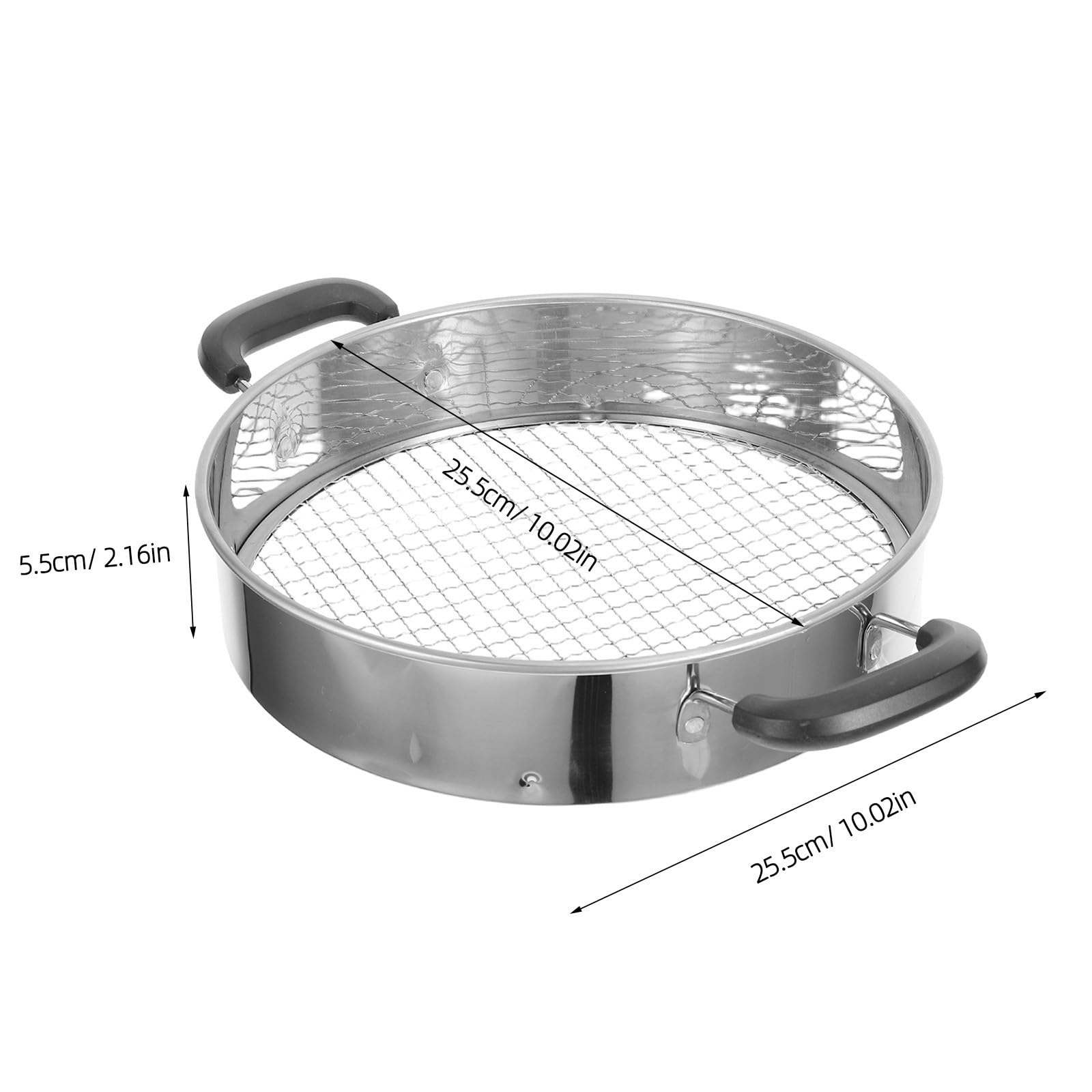 Setaccio per Terriccio con Manico, Acciaio Inox, 4 Griglie