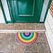 Fisura DM0698 Felpudo de Colores Arcoiris Arco Iris Multicolor Rainbow Fibra de...