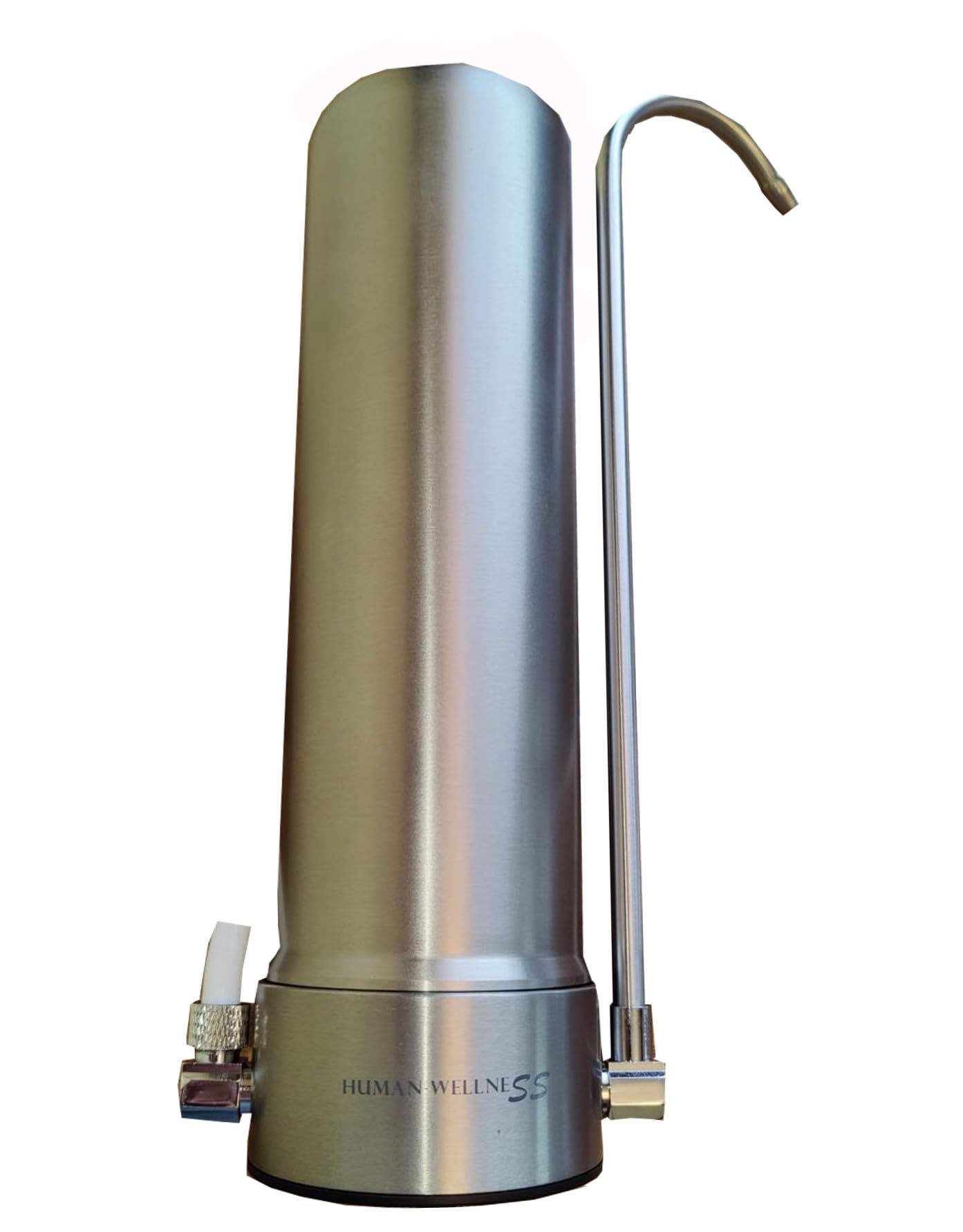 Edelstahlfilter mit Carbonit NFP Premium U Wasserfilter bessere Filterung | Stilvoller Auftischfilter inklusive Carbonitfilter mit sehr guten Filtereigenschaften und 55% mehr Aktivkohle