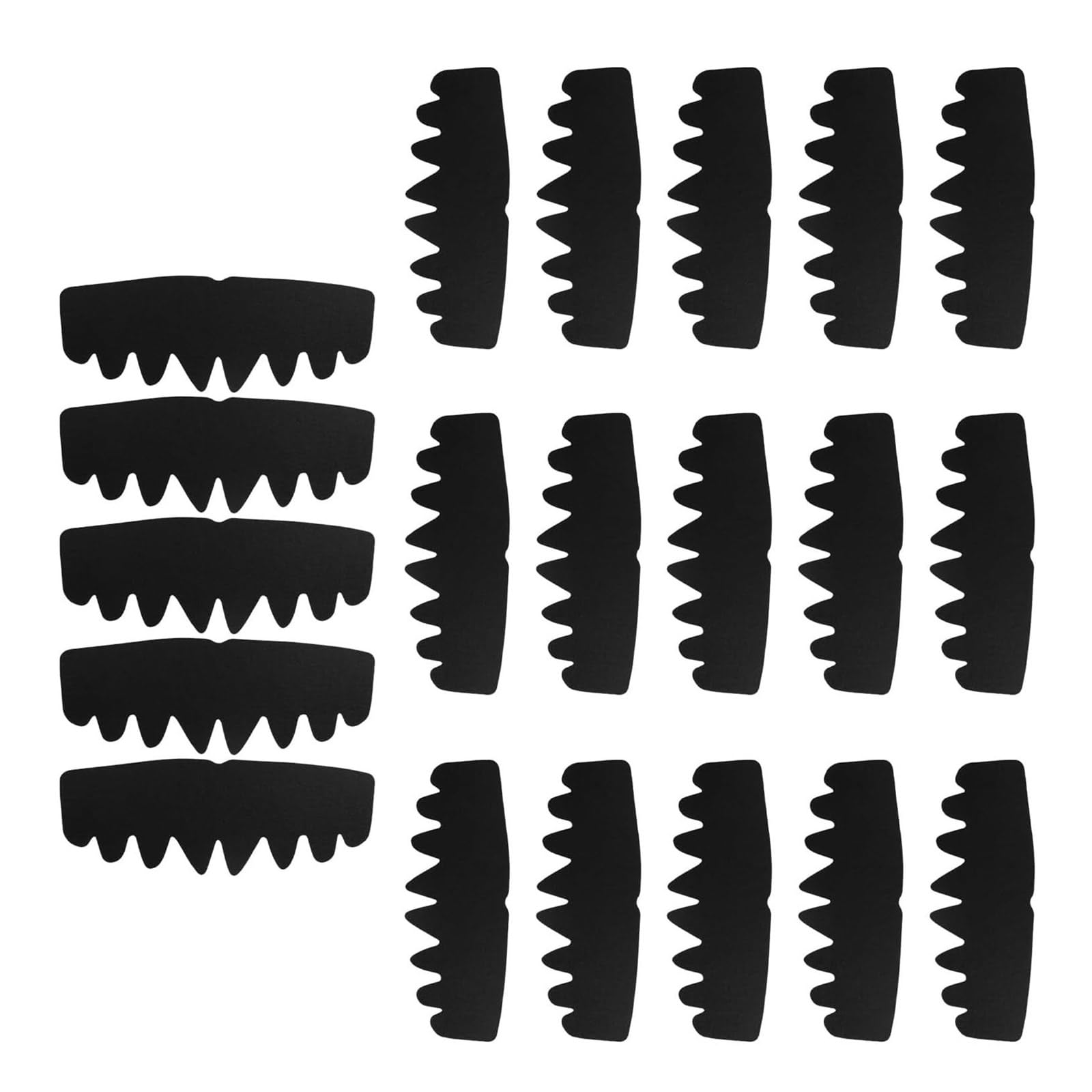 NEWFT 20PCS Baseball Hat Inserts Breathable Polyester Hat Liner Baseball Cap Shapers for Travel and Daily Storage Shaping Inserts