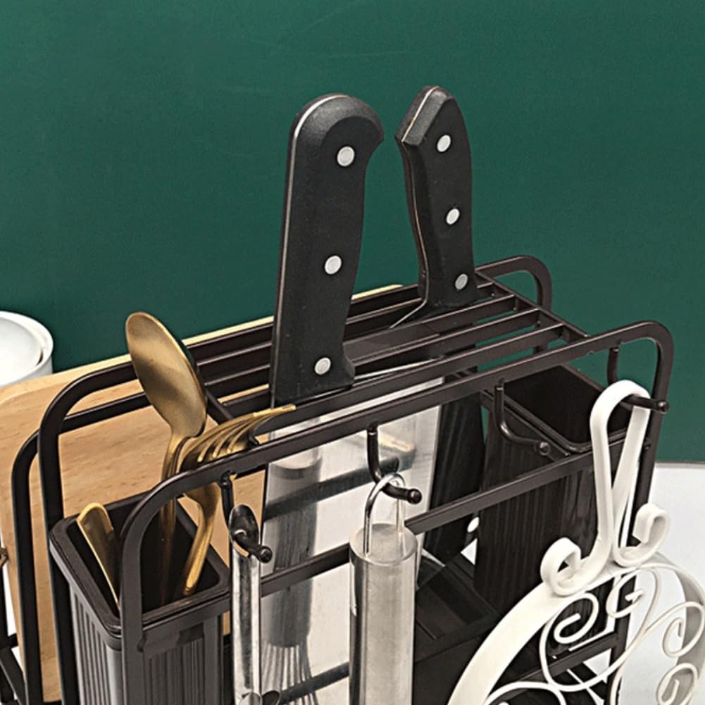 Portataglieri Acciaio al Carbonio 26cm Multifunzione(coffee) | Design multifunzione, taglieri e utensili, acciaio al carbonio per robusto, per stile , per facile pulizia