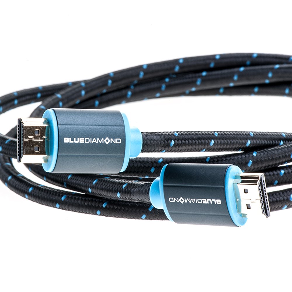 BlueDiamond Premium HDMI Cable with Ethernet - Tangle Free - 10 feet