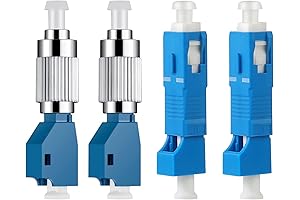 FC Male to LC Female Fiber Adapter Converter and LC Female to...