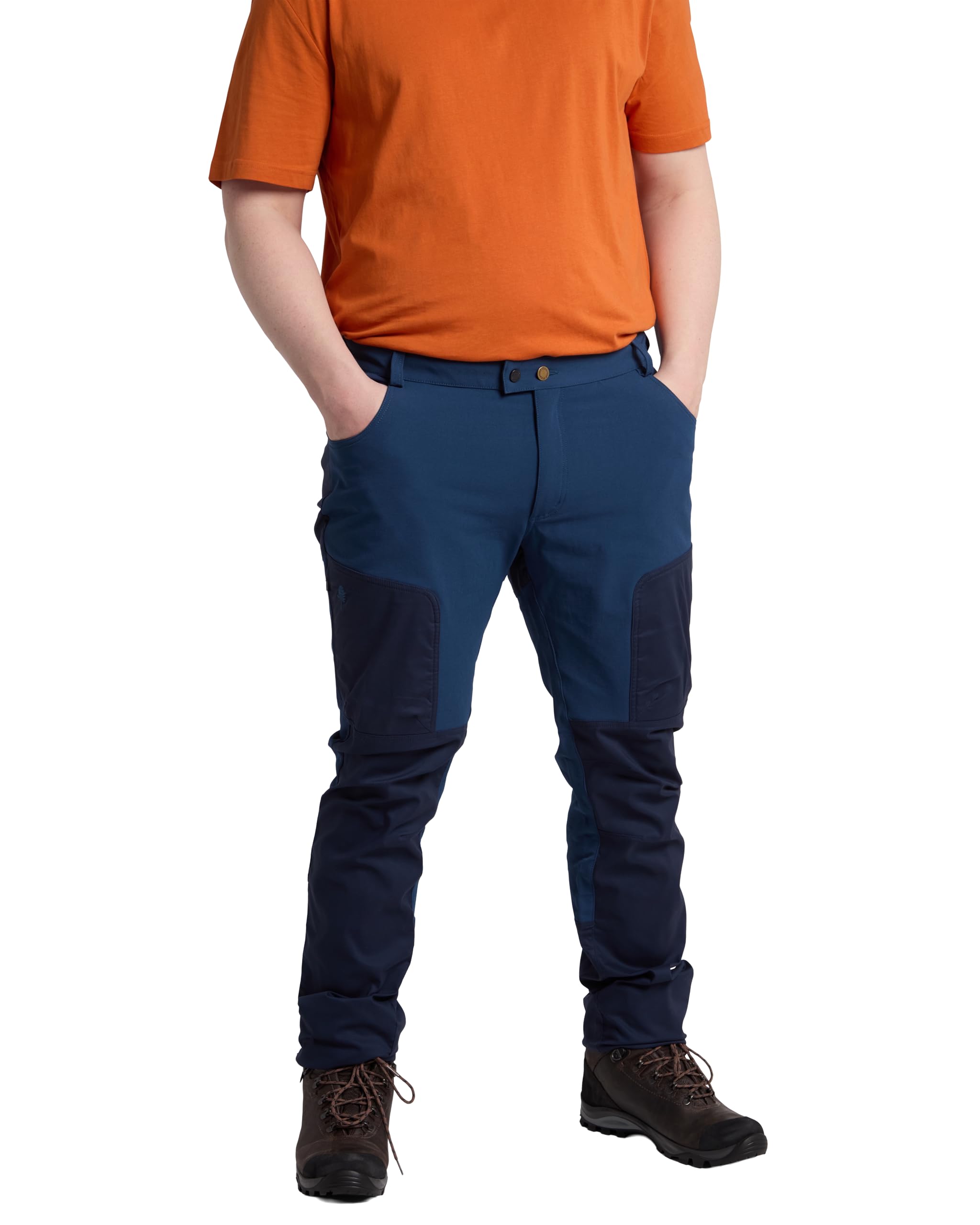 Pinewood Outdoorhose Herren, robuste Wanderhose Herren für Outdoor und Jagd mit Stretcheinsätzen und elastischem Bund für Komfort