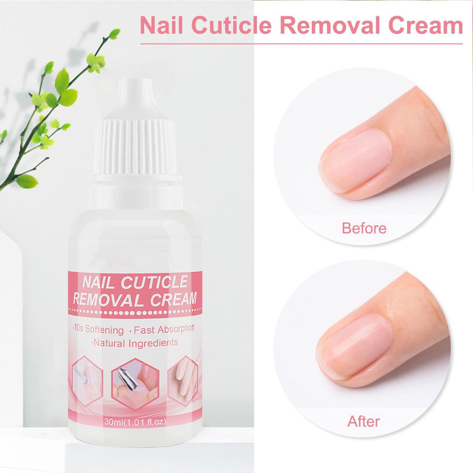 Crema per la rimozione delle cuticole | Kit per la rimozione delle cuticole | Crema rimuovi cuticole emolliente e delicata da 30 ml, ad assorbimento rapido e istantaneo, per mantenere le Skuda