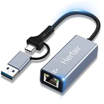 USB 2.0 To RJ45 Ethernet Adapter High Speed 100Mbps Networking Converter For Pc