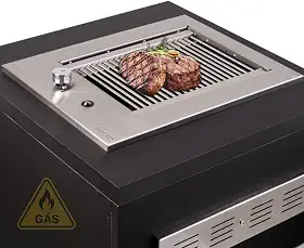 Churrasqueira Grill Gourmet de Embutir a Gás Diamond Little GLP Titan
