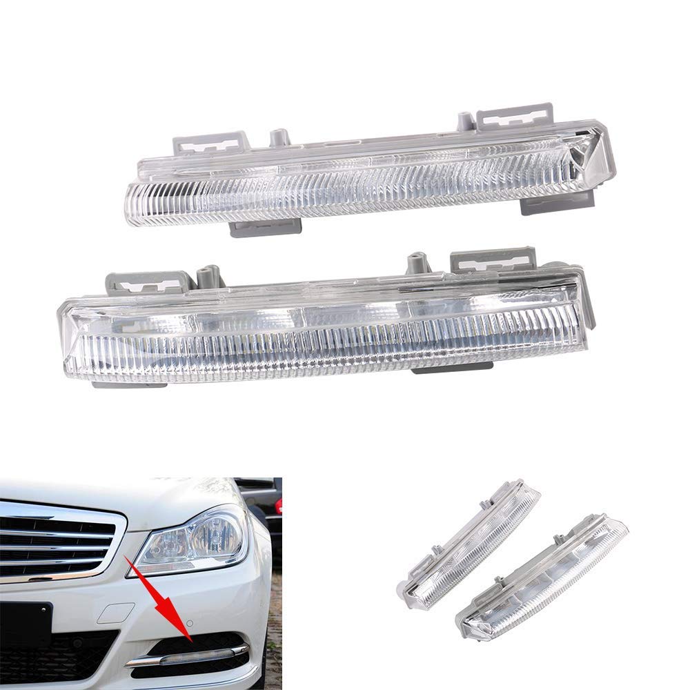 CNUPSM LED Front Daytime Running Light Fog Light 1 Pair