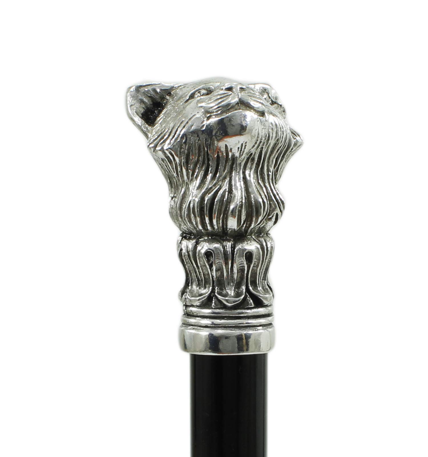 Bastón de Paseo Cavagnini ortopédico Negro Elegante Artesanal de Haya y Metal Personalizable para Hombre Mujer Ceremonia Novio Grabado Nombre Regalo Lujo anciana señora Made in Italy