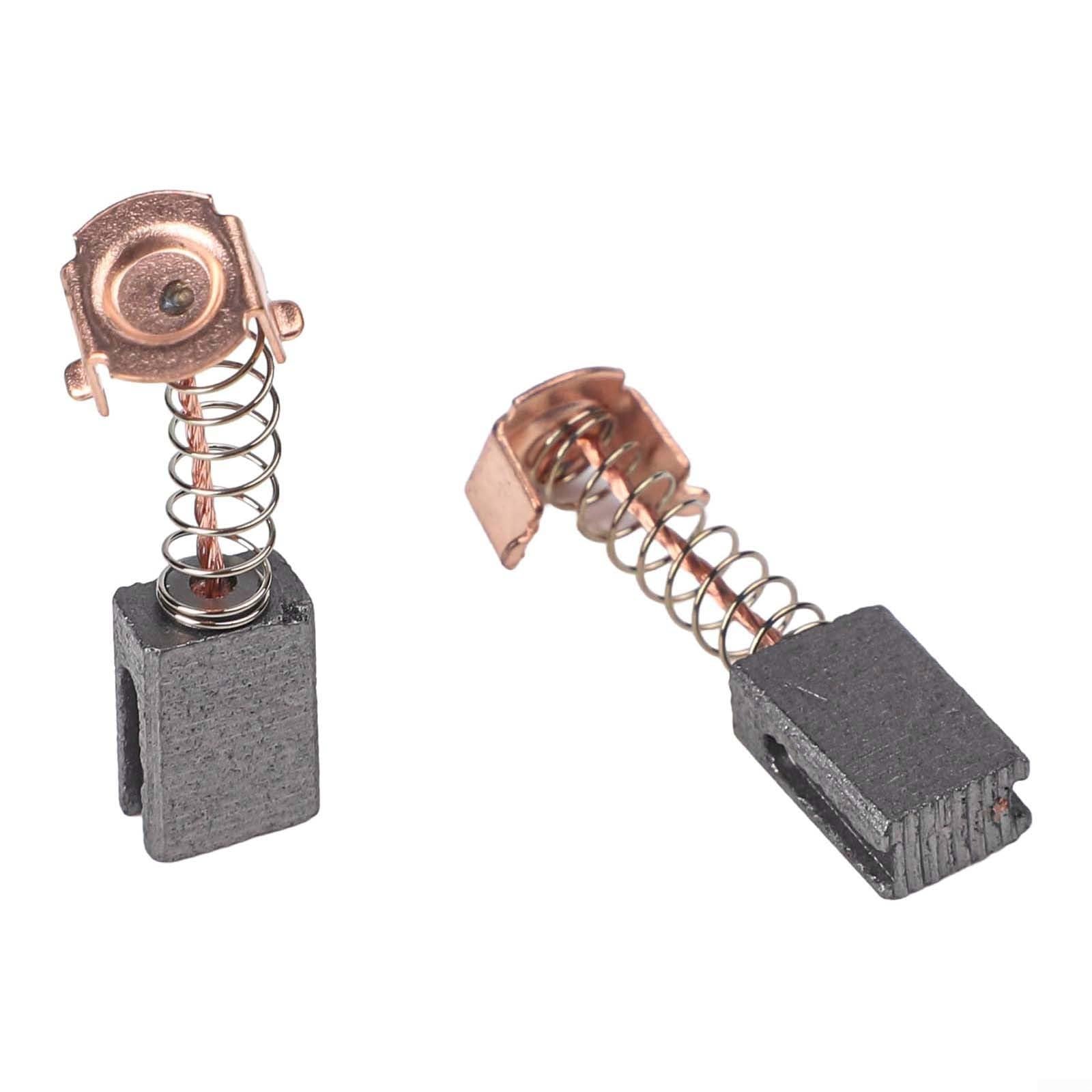Set di 6 spazzole di carbone 5 x 8 x 12 mm per smerigliatrice angolare G720 per mantenere il contatto ottimale della spazzola e la commutazione del motore
