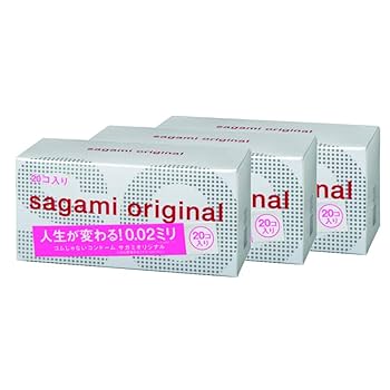 Amazon | サガミオリジナル 002 20個入×3パック 【Amazon.co.jp