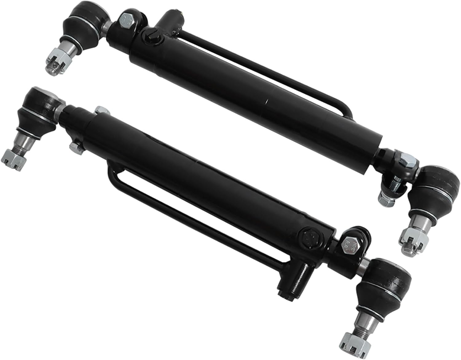 Silscvtt D128454, D84800, A137503, A37509, 234466A1, 234447A1, A37859 Replacement for Case Backhoe Loaders 580C 580D 586D 2Pcs Power Steering Cylinder