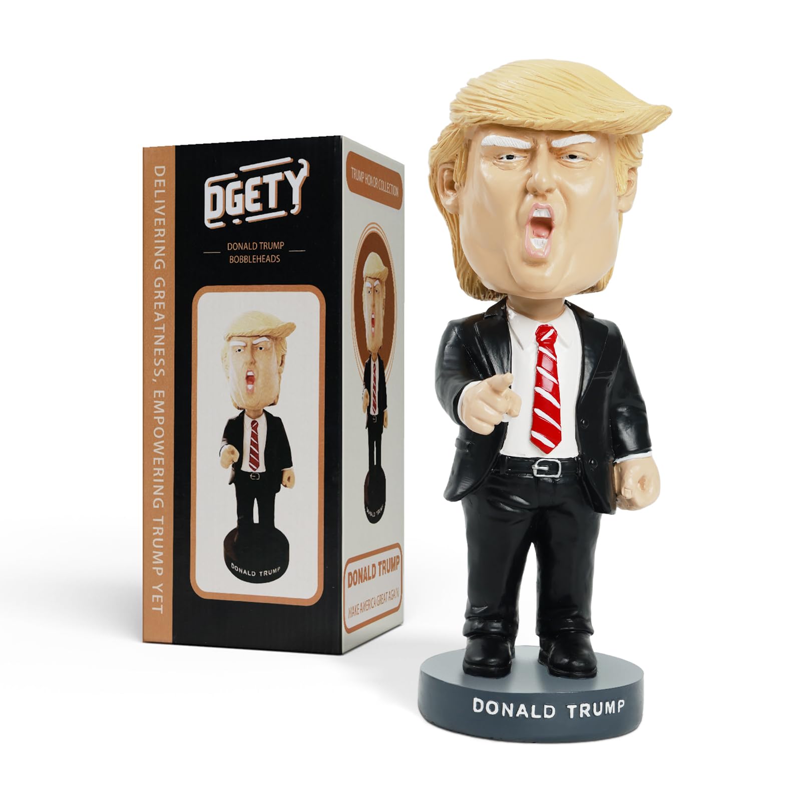 Donald Trump 2024 Bobblehead Trump Merchandise: Trump Collectible, for Supporters and Trump Merch Enthusiasts