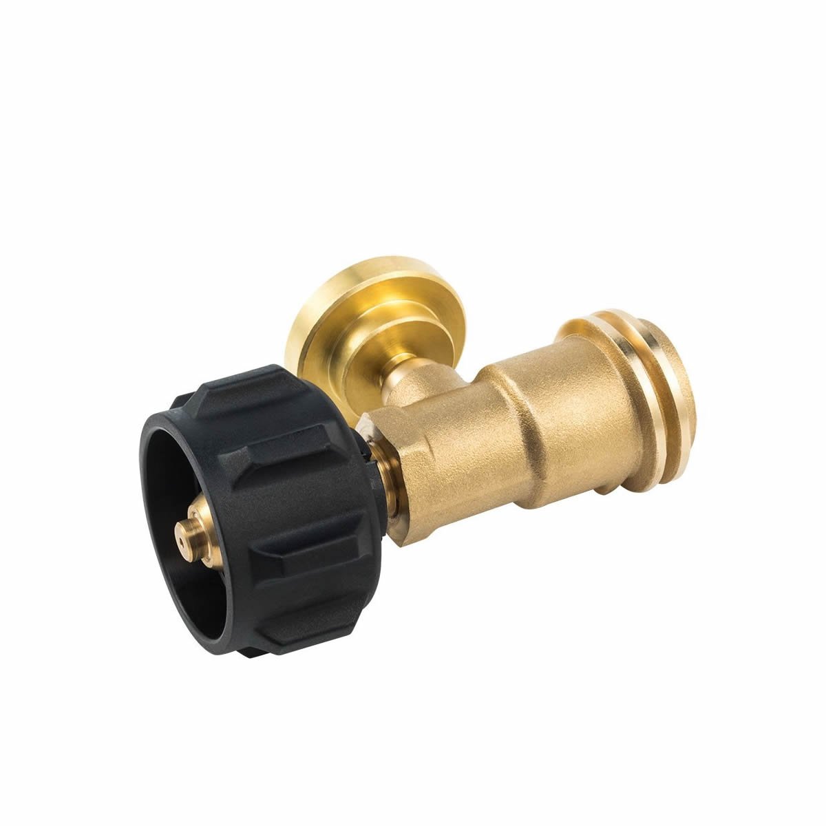 Propangas Füllstandsanzeige Aus Messing - Tankzähler Mit Typ-1-Anschluss Für Gasgrill