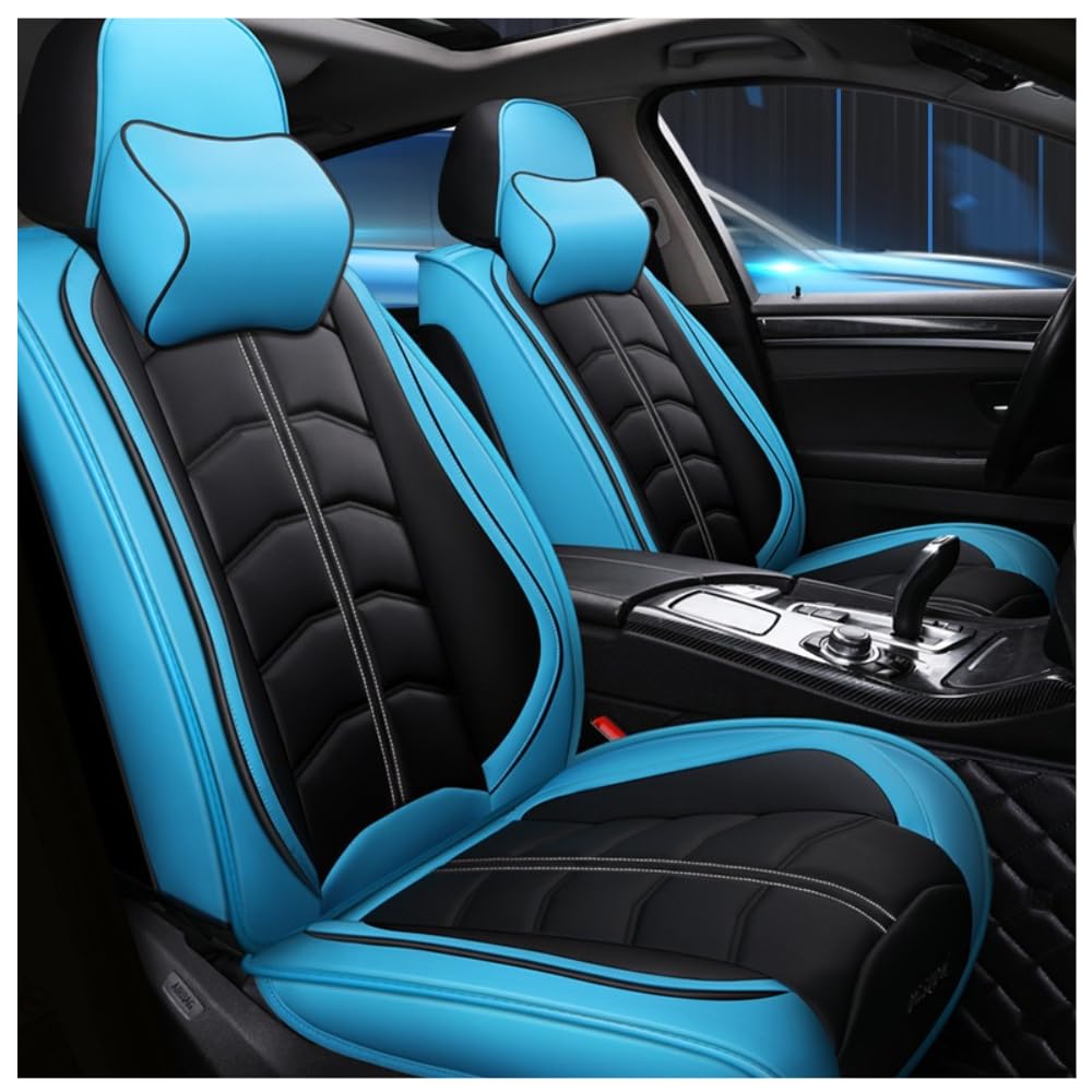 pokrowce na siedzenia samochodowe nadają się do Buick Enclave Century GL GS Regal Lacrosse Excelle Park Avenue Royaum GL8 Encore Akcesoria samochodowe produkty motoryzacyjne/skóra, niebieskie