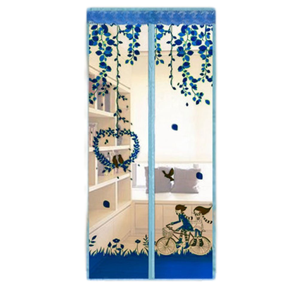 Dadaaa Clear Magnetic Door Screen Fly Bug Mosquito Mesh Curtain For Balcony Sliding Doors Living Room,90X210cm (A)